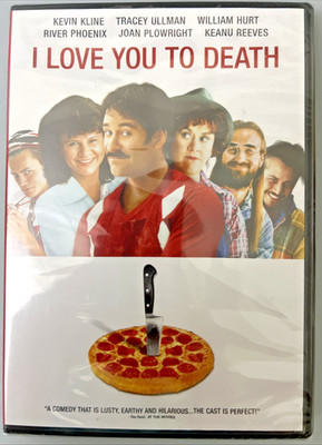 I Love You to Death (DVD, 1990) Kevin Kline, Keanu Reeves, River Phoenix, Sealed