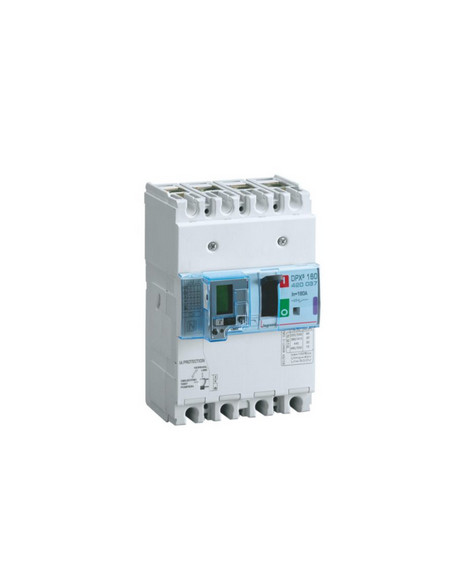 Disjoncteur différentiel DPX³160 16kA avec déclencheur magnétothermique haute précision 400V