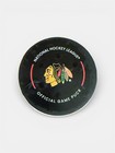 Chicago Black Hawks Vs Boston Bruins 12/4/24 Game Used Puck — photo 2