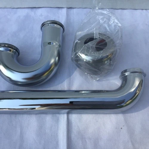 Proflo 1 1/2 20GA P Trap Chrome Plated with Flange New - Picture 1 of 7