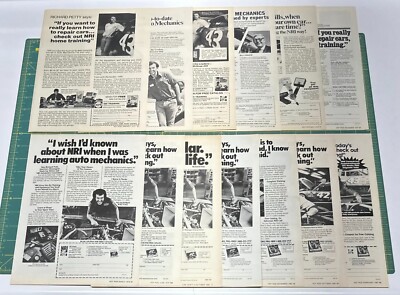 1973-1987 King Richard Petty Vintage Magazine 13 Ad Lot NRI NASCAR STP Stock Car