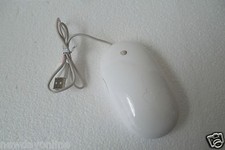 Apple USB Mighty White Mouse w/360 Scroll Ball MA086LL/A 602-5957 A1152 661-4405