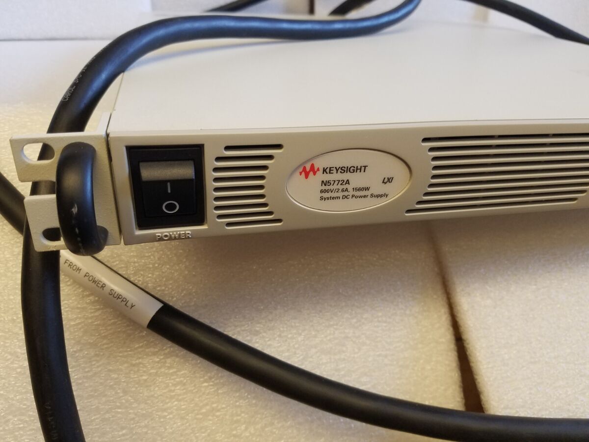 Keysight N5772A DC Power Supply 600V 2.6A 1560W LXI Agilent Keysight N5772A DC Power Supply 600V 2.6A 1560W LXI Agilent