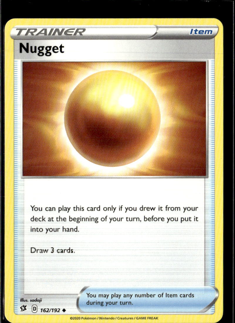 Pokemon Nugget 162/192 Rebel Clash Non Holo Uncommon 2 Card Lot