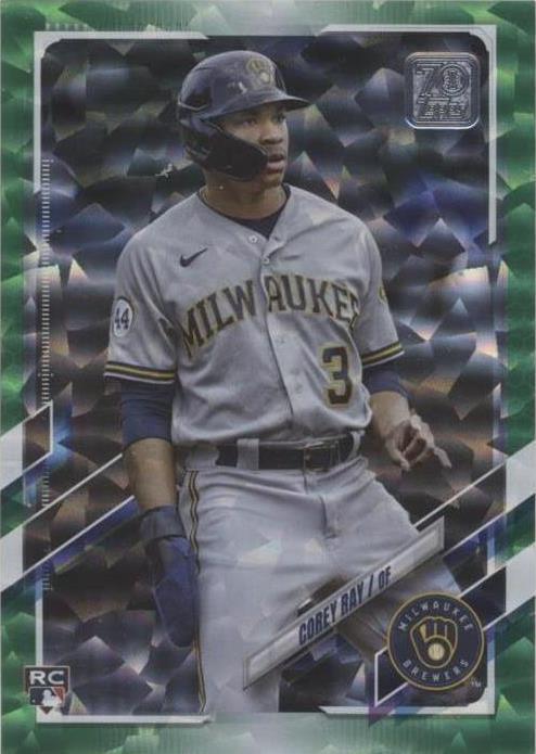 2021 Topps Update Series - Corey Ray #US93 Green Foil /499 (RC) for ...