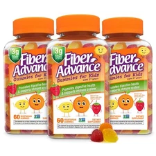 Fiber Advance Gummies | 100% Plant Based Fiber Supplement for Digestive Healt...