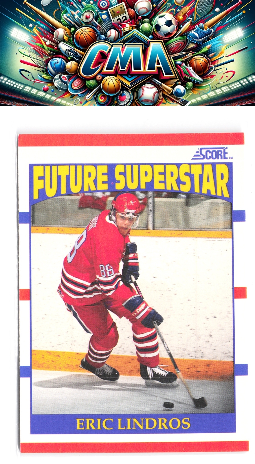 1990-91 Score American #440 Eric Lindros