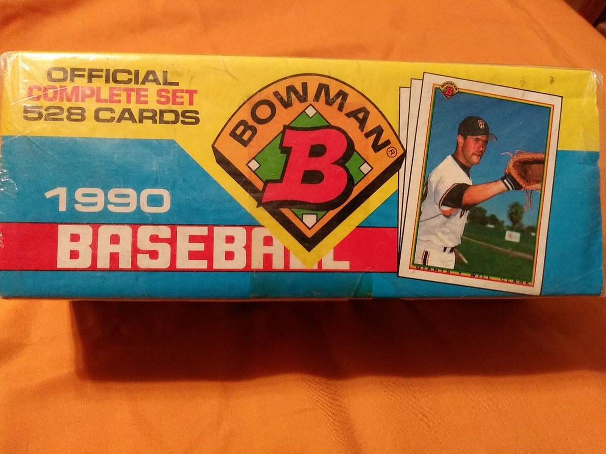 1990 Bowman Baseball Cards Official Complete Set 528 Cards FACTORY 