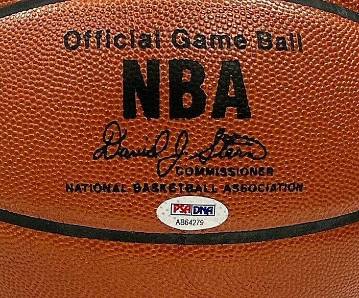 Hakeem Olajuwon Signed Official Basketball PSA/DNA HOF AB64279 - Image 3 of 3