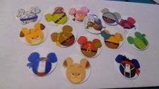 Pre Cut One Inch Bottle Cap Images Mickey Mouse Character Heads Print Free Ship