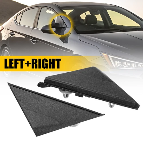 Front LH&RH Fender Pillar Trim Mirror Corner Molding For Hyundai Elantra 2017-20