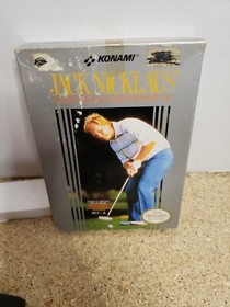 Jack Nicklaus Greatest 18 Holes of Major Championship Golf Nintendo NES w/ Box
