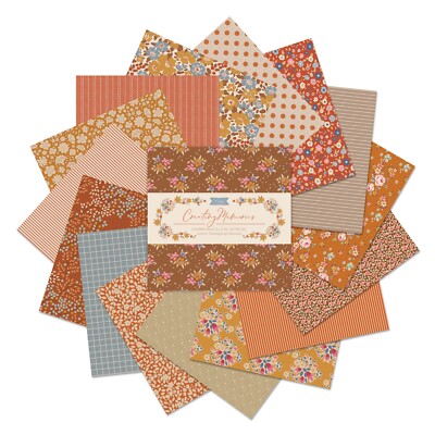 Tilda Creating Memories Herbst Charm Pack 100% Baumwolle 32 Blumen Stoff Quadrate