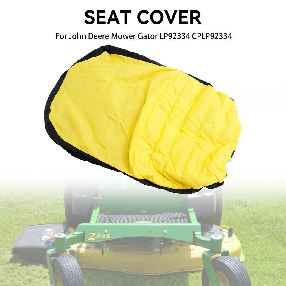 18" Seat Cover Riding Mower Cushioned Seat LP92334 per John Deere Mower