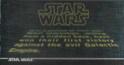 STAR WARS  3Di BASE / BASIC CARD  1 TO 63   CHOOSE    BY TOPPS 1996
