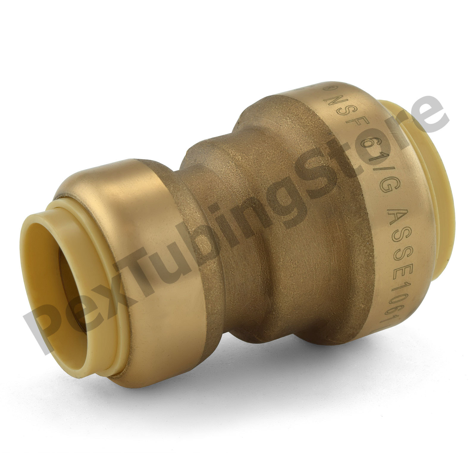 (10) 1" x 3/4" Sharkbite Style (Push-Fit) Push to Connect LF Brass Couplings