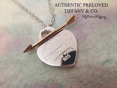 Return To Tiffany Necklace Gold And Silver Tiffany Co Return To