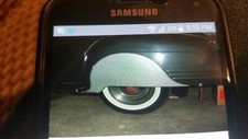 1941 Plymouth New Steel Fender Skirts Custom Over Lap Nice 