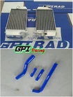 FOR YAMAHA ALUMINUM RADIATOR& HOSE YZ250F 2002-2005 WR250F 2001-2006 03