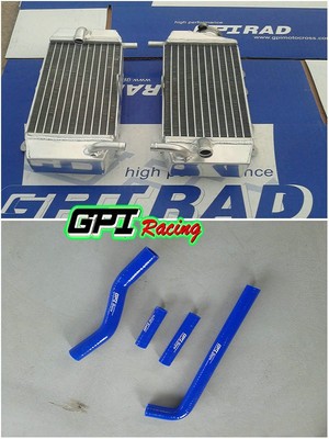 FOR YAMAHA ALUMINUM RADIATOR& HOSE YZ250F 2002-2005 WR250F 2001-2006 03