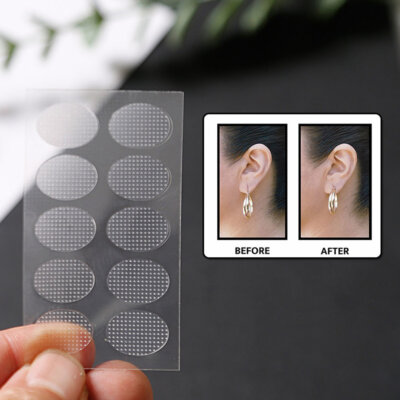 100 Patch Invisible Ear Lift Support Tape Sticker Perfect for Stretched  Earlobe UK