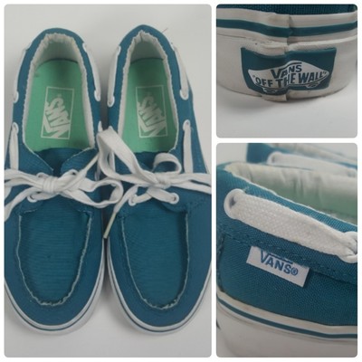 vans blue loafers