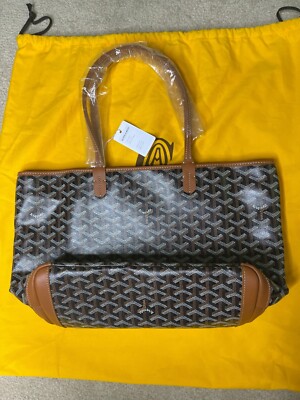 Coveted Rare and Hard to Get - New Goyard Artois PM Black / Tan | eBay