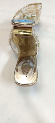JINGPIN SHOES NWOB SIZE 43 / 9.5 ? GOLD COLOR 1 display picture 2