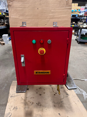 VANGUARD Electrical Machine Control Panel Box ABB TECO SPEECON POWER CONTROLS 10