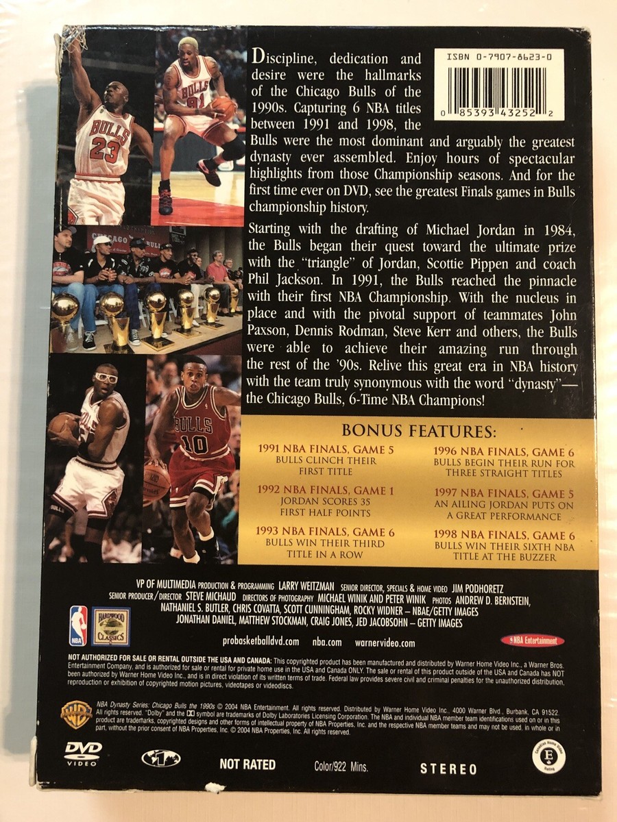 Chicago Bulls: The 1990s NBA Dynasty Series DVD Set Michael Jordan