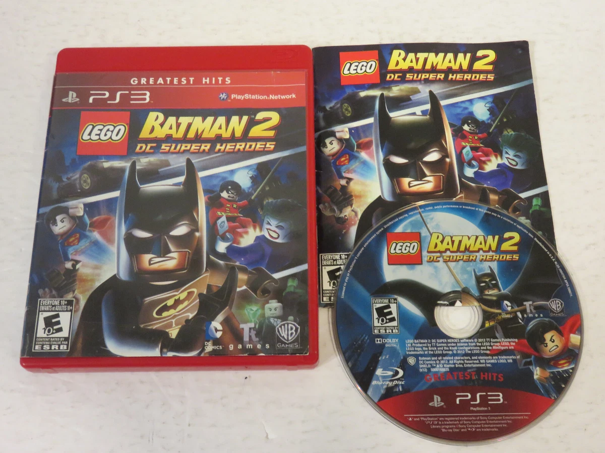 LEGO BATMAN 2 3 BEYOND GOTHAM PS3 SONY PLAYSTATION 3 100 COMPLETE 2 GAME LOT