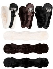 Equinate Kurzgurt Luke synthetik Lammfell Bauchgurt Sattelgurt anatomic 50-80cm