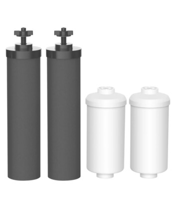 AQUACREST black purification elements &  fluoride replacement filter AQU-7990 X2