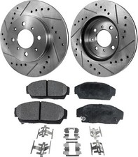 Front Brake Disc And Pad Kit For 1990-1993 Honda Civic 1990-1993 Acura Integra