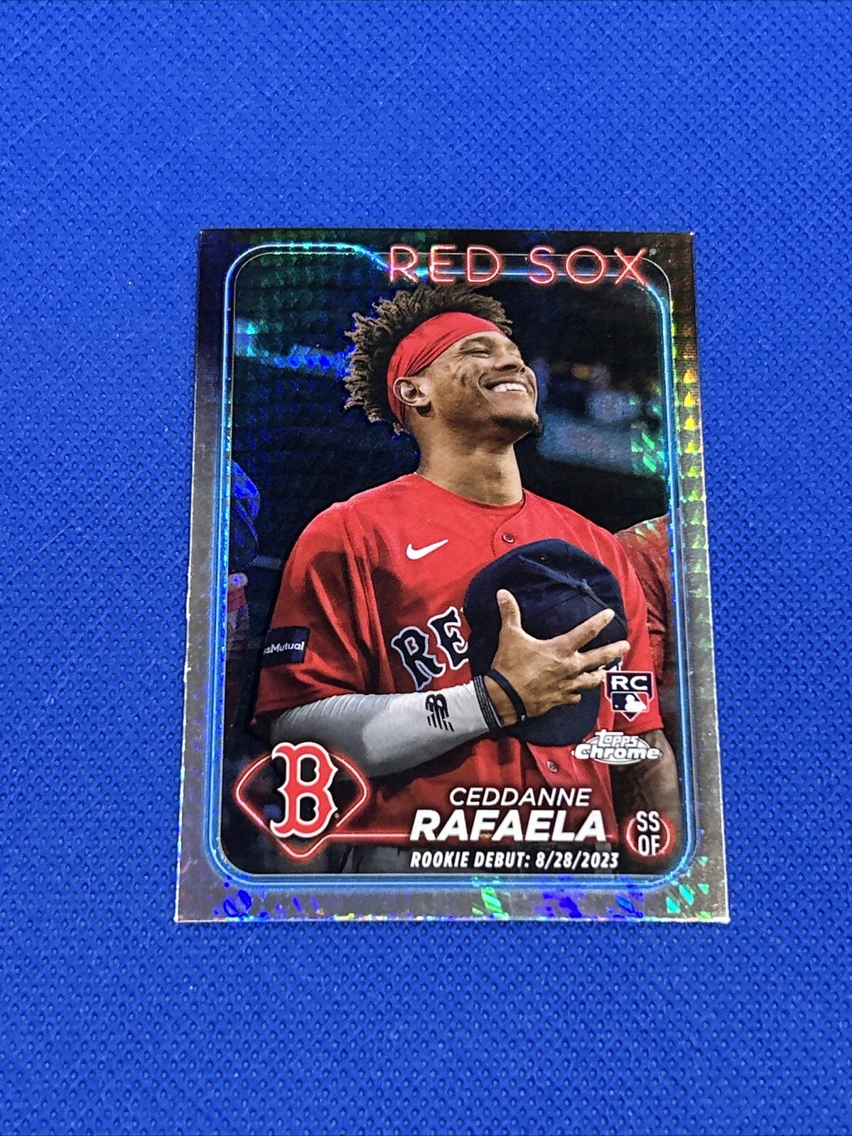 Ceddanne Rafaela Rookie Prism Refractor Debut 2024 Topps Chrome Update Card Rc