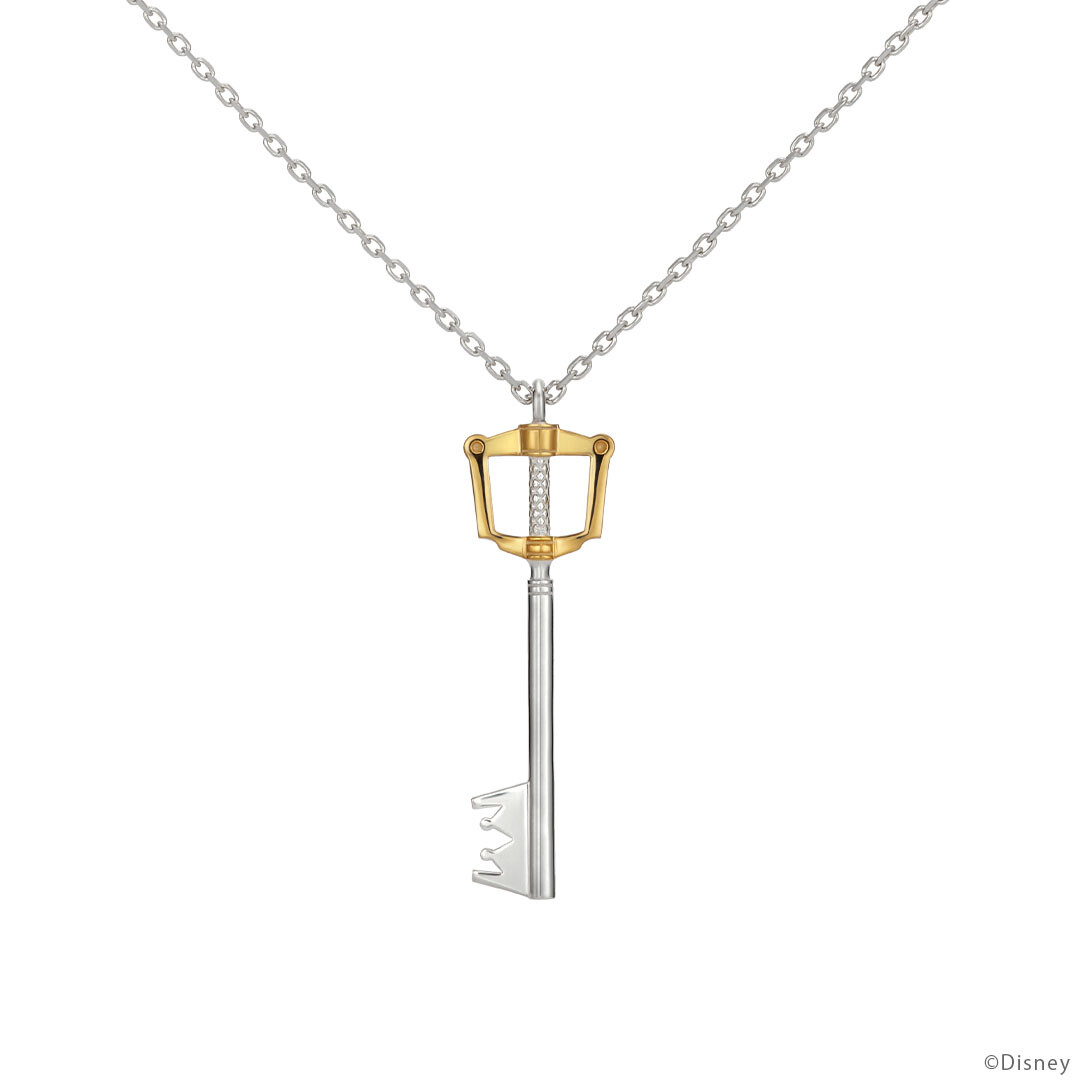 Kingdom Hearts Keyblade “Kingdom Chain” necklace silver 925 silver