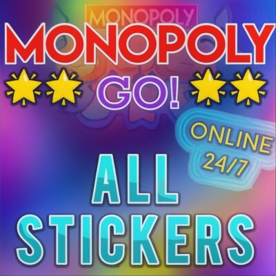 Monopoly Go Stickers List CHEAPEST] Monopoly Go! 1-5 ⭐️ Stickers (All ...