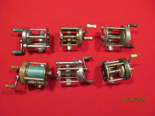 Lot De 3 Moulinets Vintage - SHAKESPEAR, PFLUEGER & OCEAN CITY - Pêche Eau Douce USA