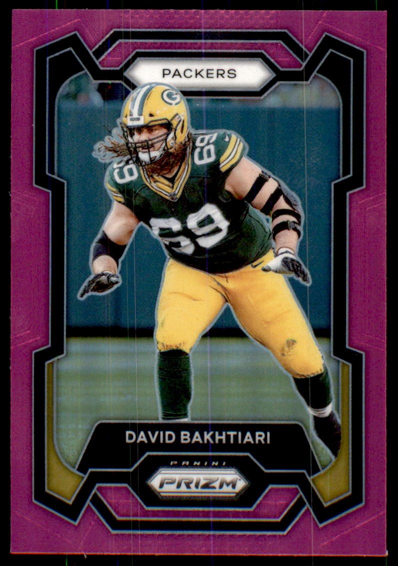 2023 Panini Prizm #108 David Bakhtiari Pink