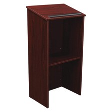 OKLAHOMA SOUND  Lectern,46.5 in H,Mahogany 393F79