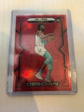 2021-22 Panini Obsidian - Kai Jones #185 Electric Etch Red Flood (RC)