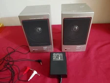 AIWA SC-A2Y Mini Bass Reflex Speakers - Power Booster DSL 1983 Japan