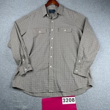 Polo Ralph Lauren Slim Whitfield Check Shirt Button Up Long Sleeve Mens XL