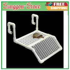 Fhiny Floating Turtle Basking Platform Reptile Climbing Ramp Dock for Tank Decor