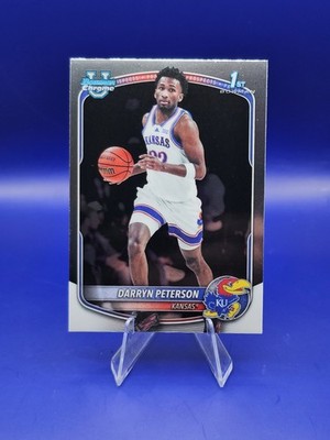 2025 Bowman Basketball Darryn Peterson 1st Bowman Chrome BCP2 Kansas Jayhawk (A)