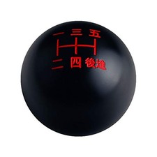 Black/Red Inlay Sphere 5 Speed Japanese Manual Shift Knob Weighted M12X1.25