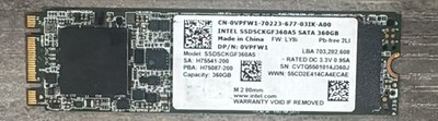 Intel 360GB M.2 SATA SSD Solid State Drive SSDSCKGF360A5
