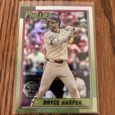 2025 Topps Update Series - 1990 Topps Baseball Bryce Harper #U90-15