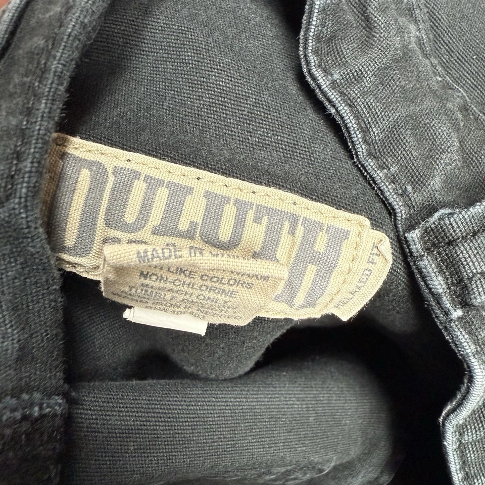 Pantalones de manguera contra incendios Duluth Trading Flex para hombre 38x32 negros elásticos de alta resistencia Foto 3 de 4