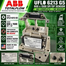ABB Totalflow UFLO 6213 G5 800x1500 DP/SP Sensor IMV  Bench Tested No Board